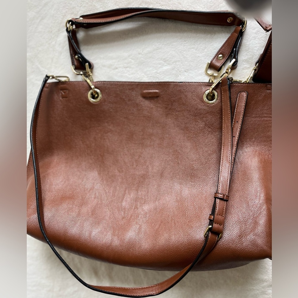 CK reversible tote with pouch shoulder & crossbody strap - Picture 4 of 12